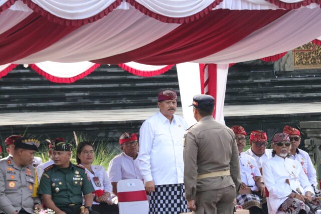 Ketua Dprd Tabanan Pimpim Upacara Peringatan Hut Kota Tabanan Ke