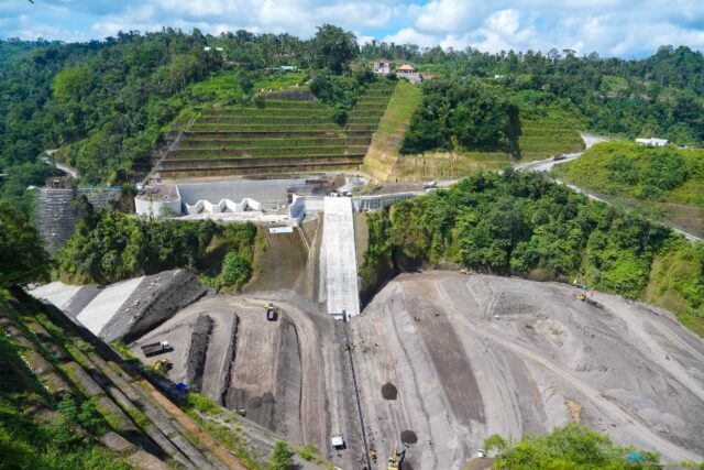 Proyek Pembangunan Bendungan Sidan Capai Persen Target Rampung