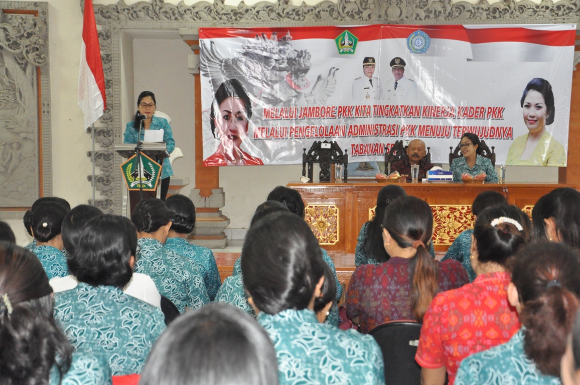 Tp Pkk Kabupaten Tabanan Gelar Lomba Jambore Serangkaian Hkg Pkk Ke Pantau Bali